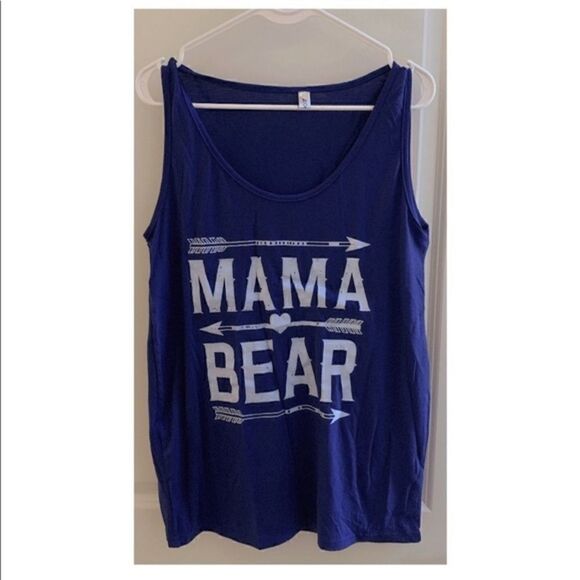“Mama Bear” Maternity Sleeveless Tank Tee-Shirt NWOT - Picture 1 of 2